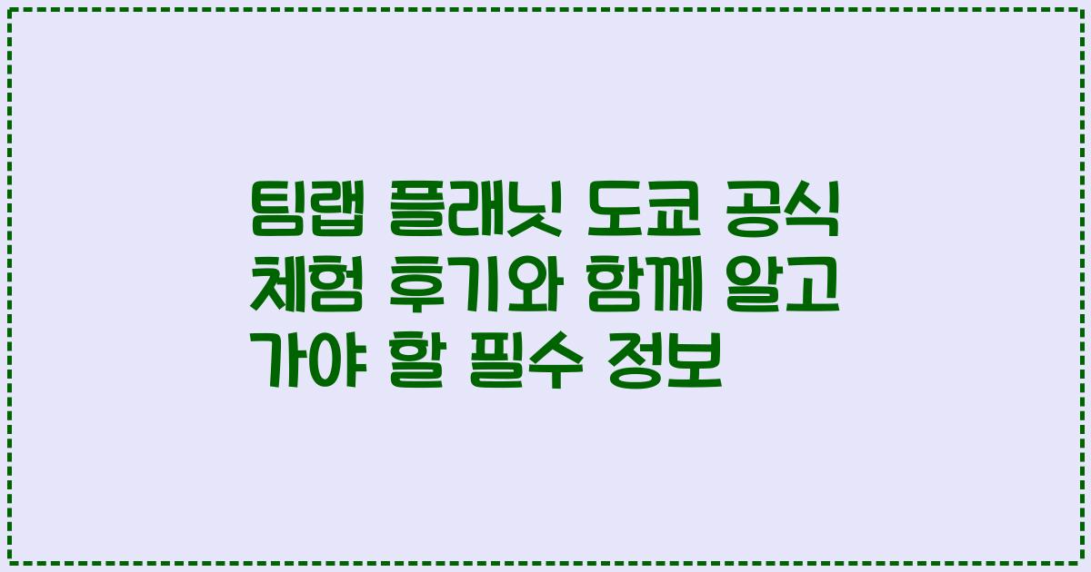 팀랩 플래닛 도쿄 공식 체험 후기와 함께 알고 가야 할 필수 정보